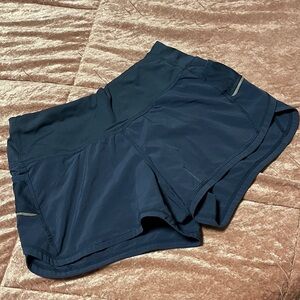Athleta Dark Blue Athletic Shorts